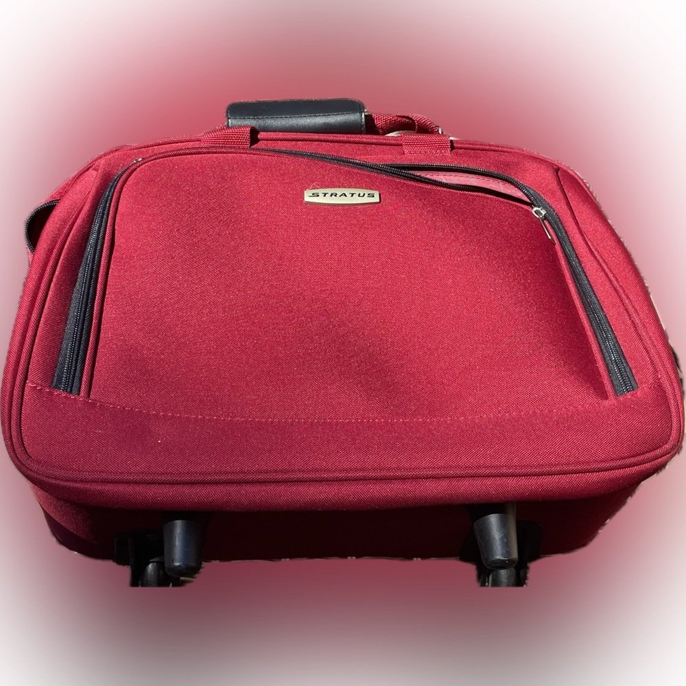 Red Rolling Storage Bag